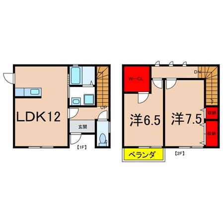 田中様戸建賃貸住宅の物件間取画像